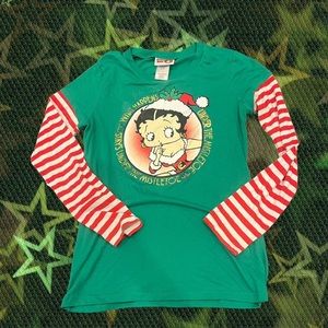 Bettyboop Christmas long sleeve
